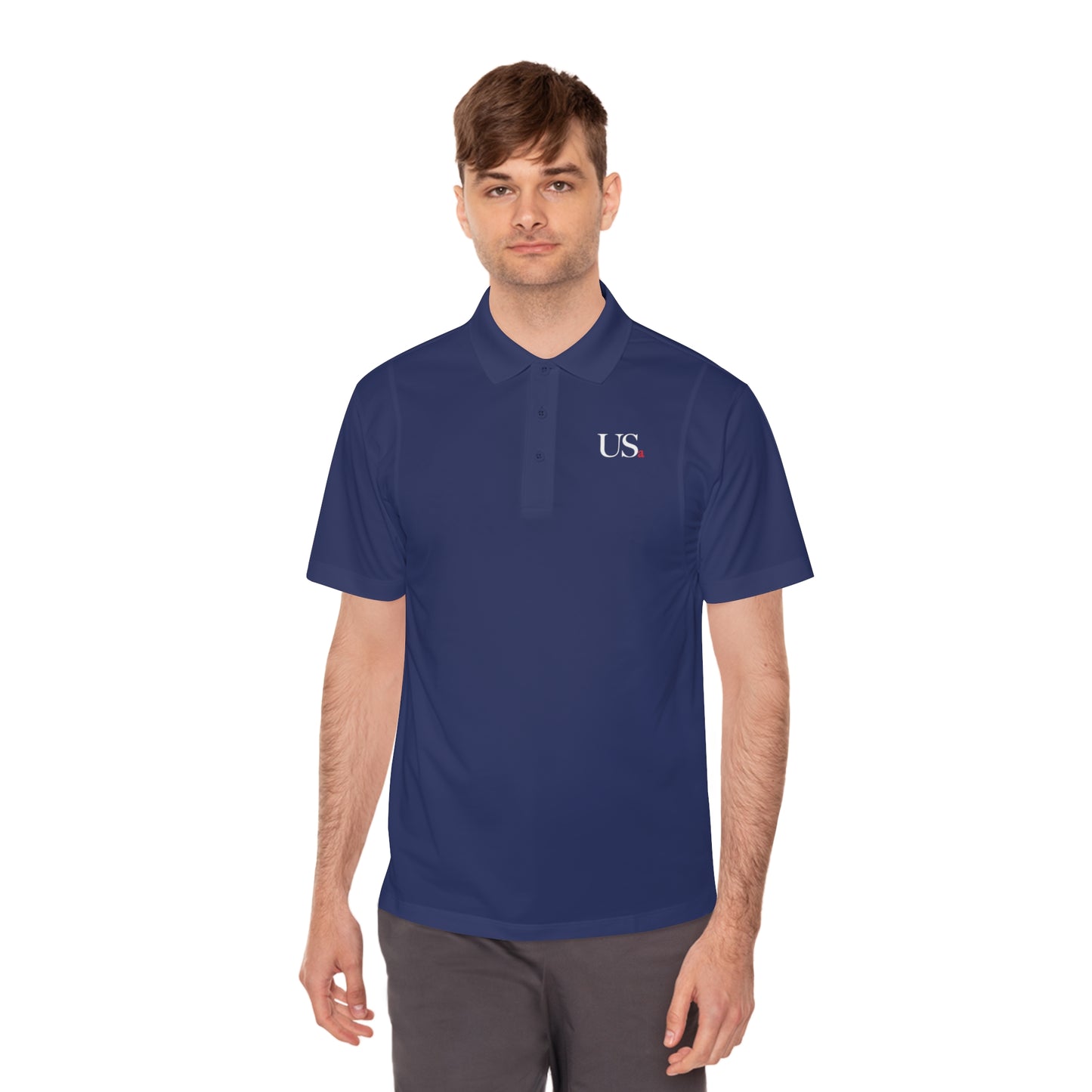 USa Logo Men's Polo Shirt