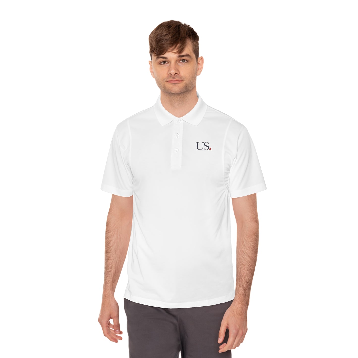 USa Logo Men's Polo Shirt