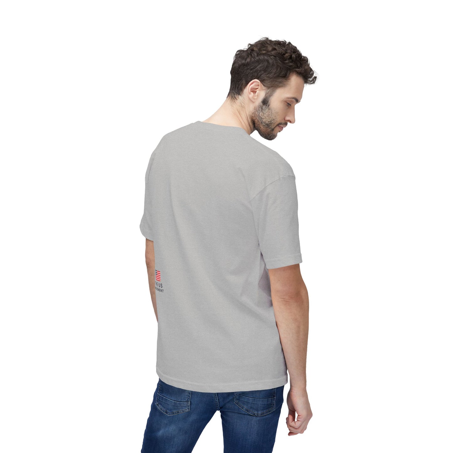 Standard USa Tee - White/Grey (Made in USA)