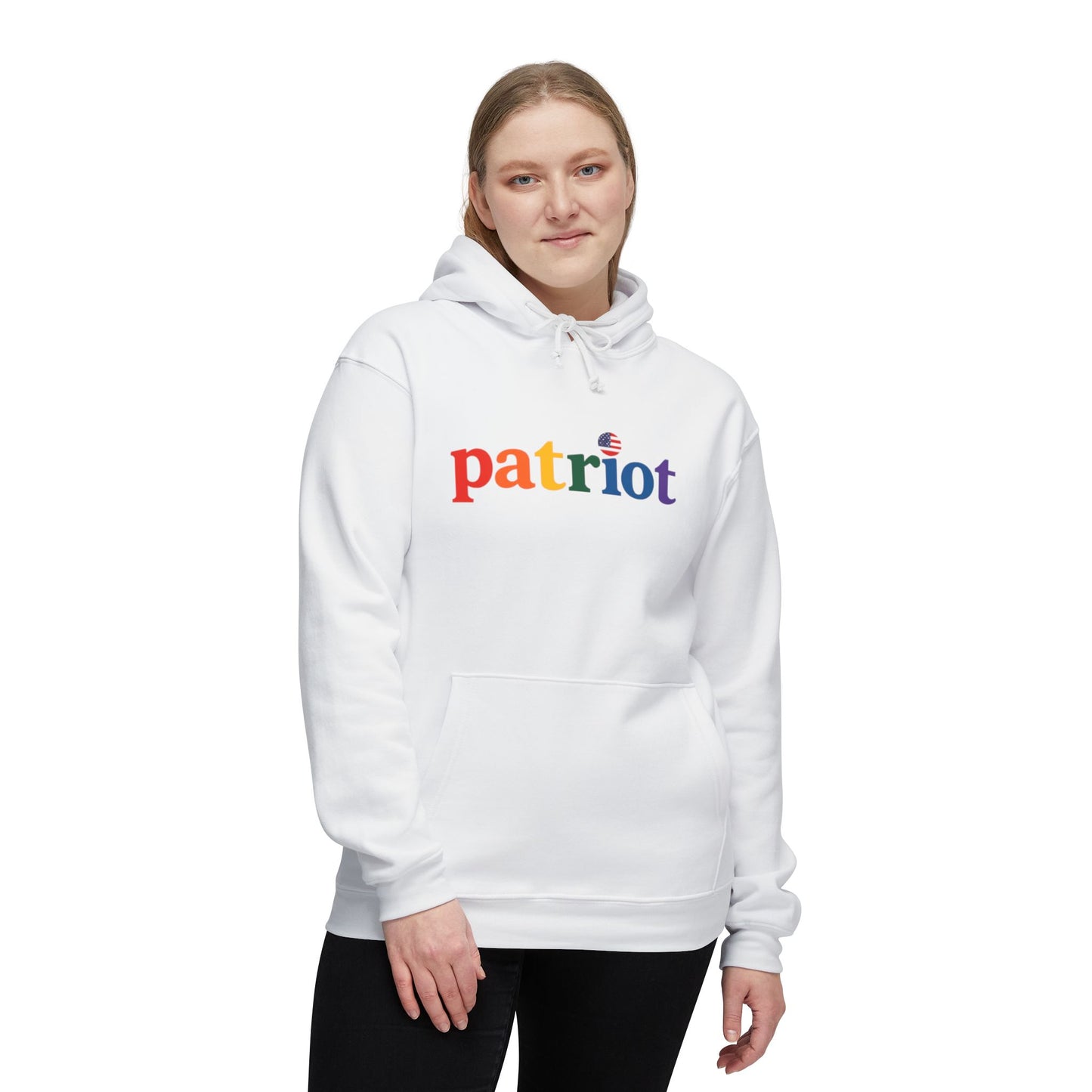 Patriot Hoodie - White (Made in USA)