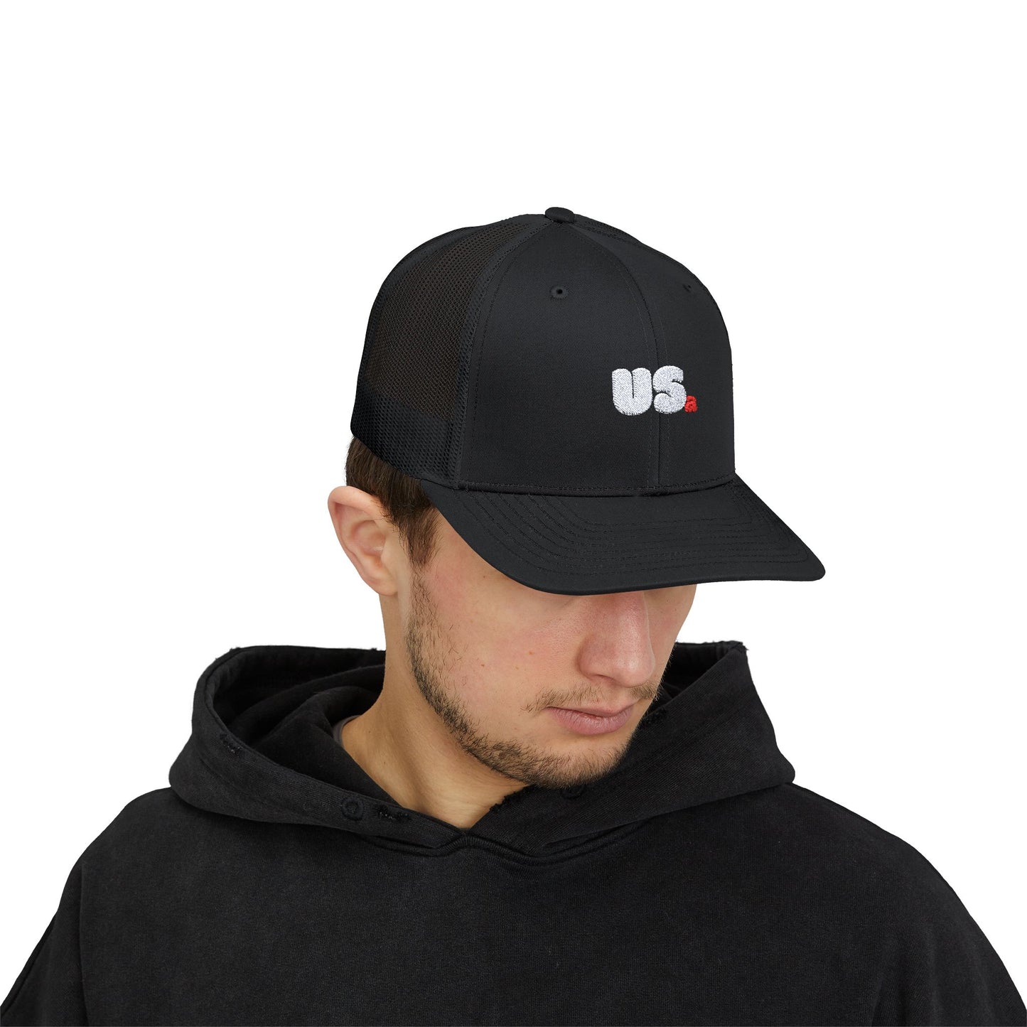 USa Bubble Trucker Hat - Navy/Black