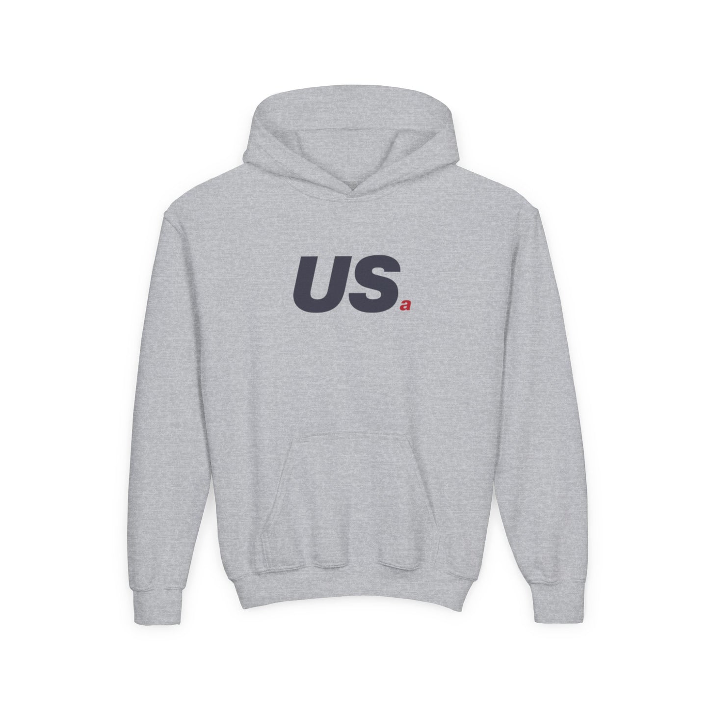 USa Youth Hoodie - White/Grey