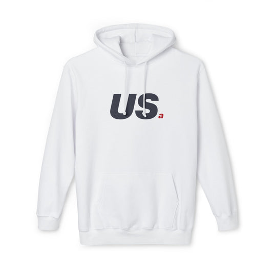 Standard USa Hoodie - White/Grey (Made in USA)