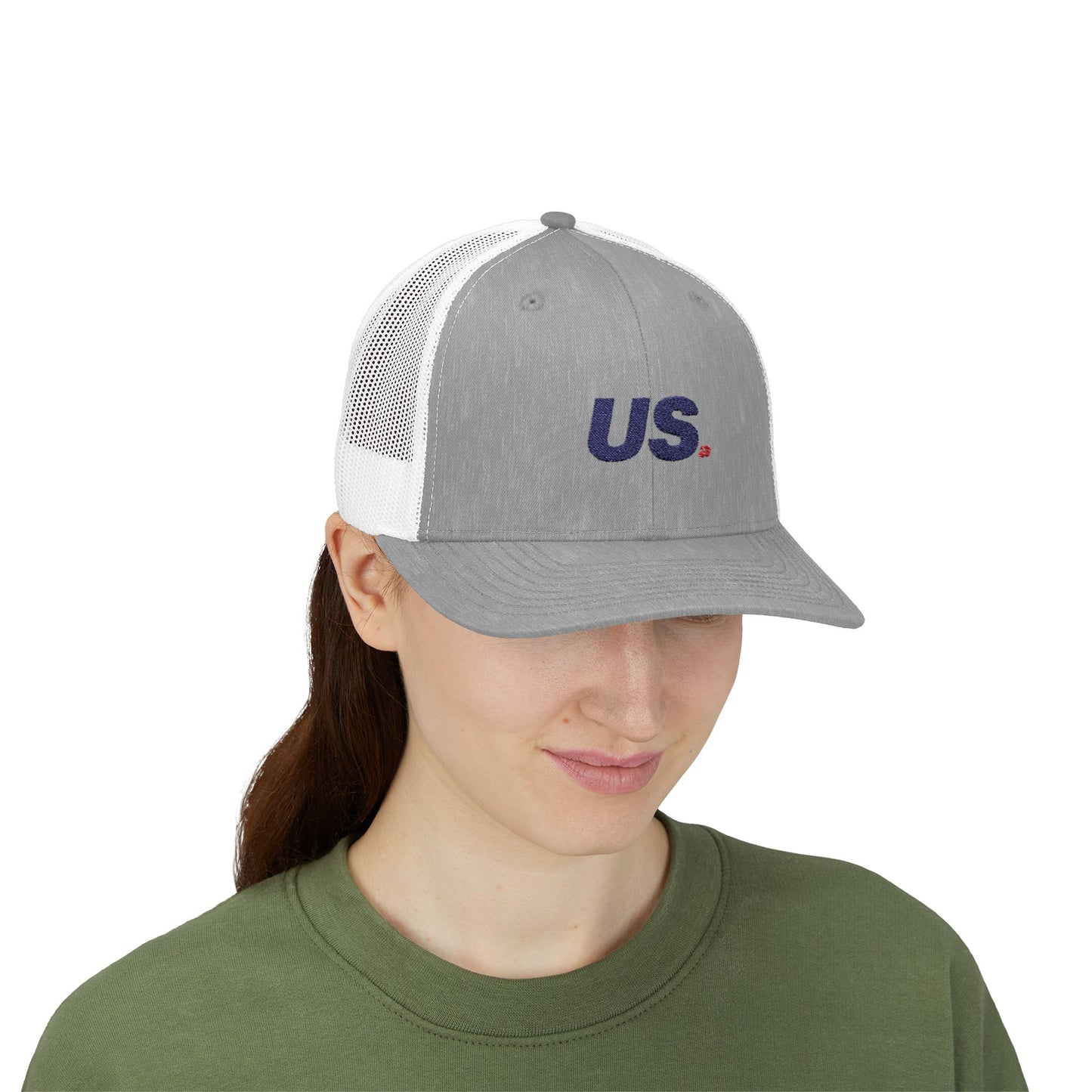 USa Trucker Hat - Grey