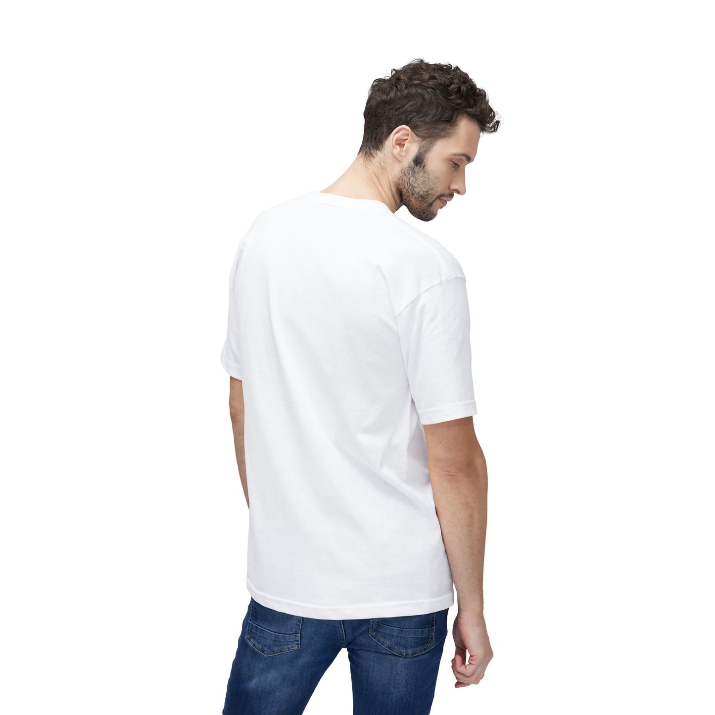 Standard USa Tee - White/Grey (Made in USA)