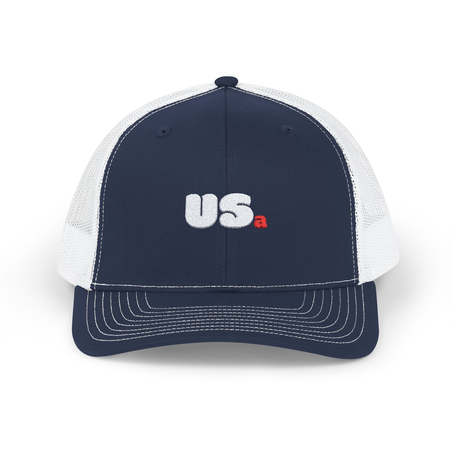 USa Bubble Trucker Hat - Navy/Black