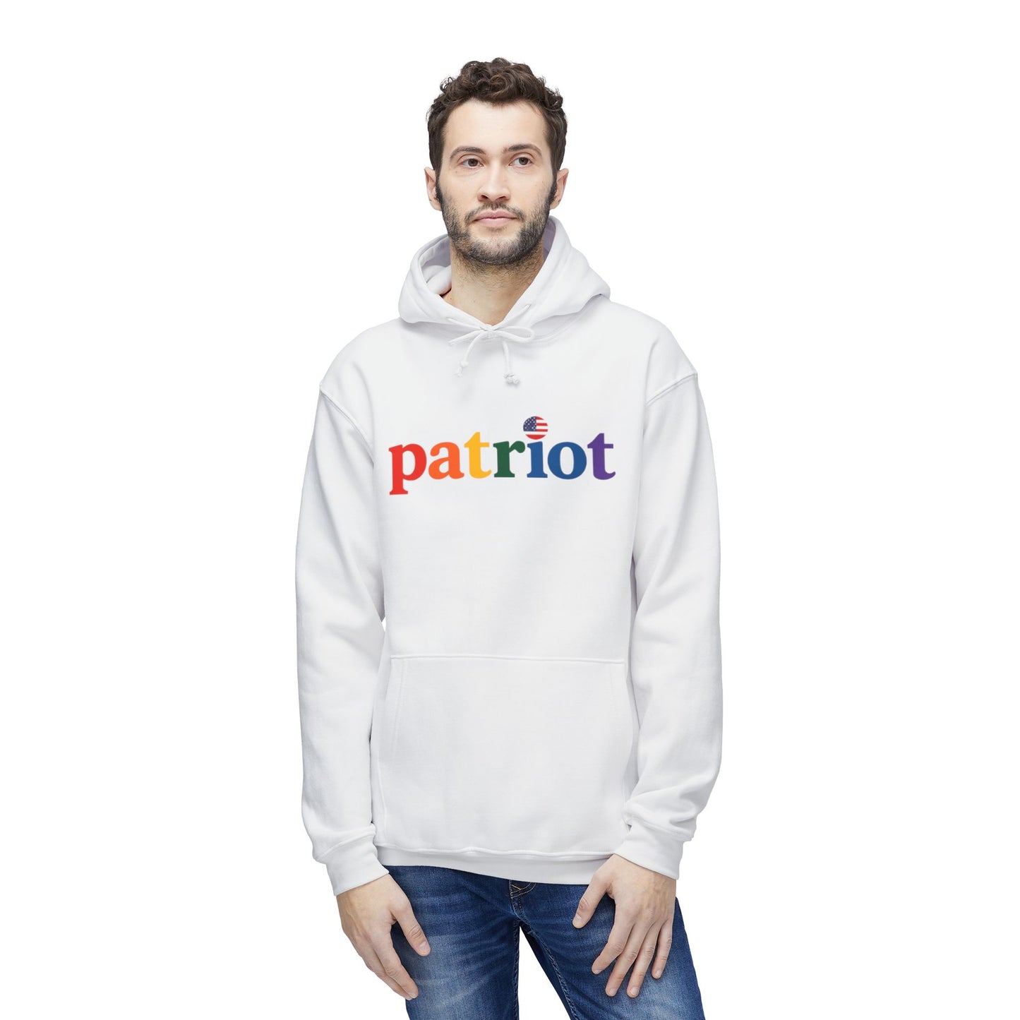 Patriot Hoodie - White (Made in USA)