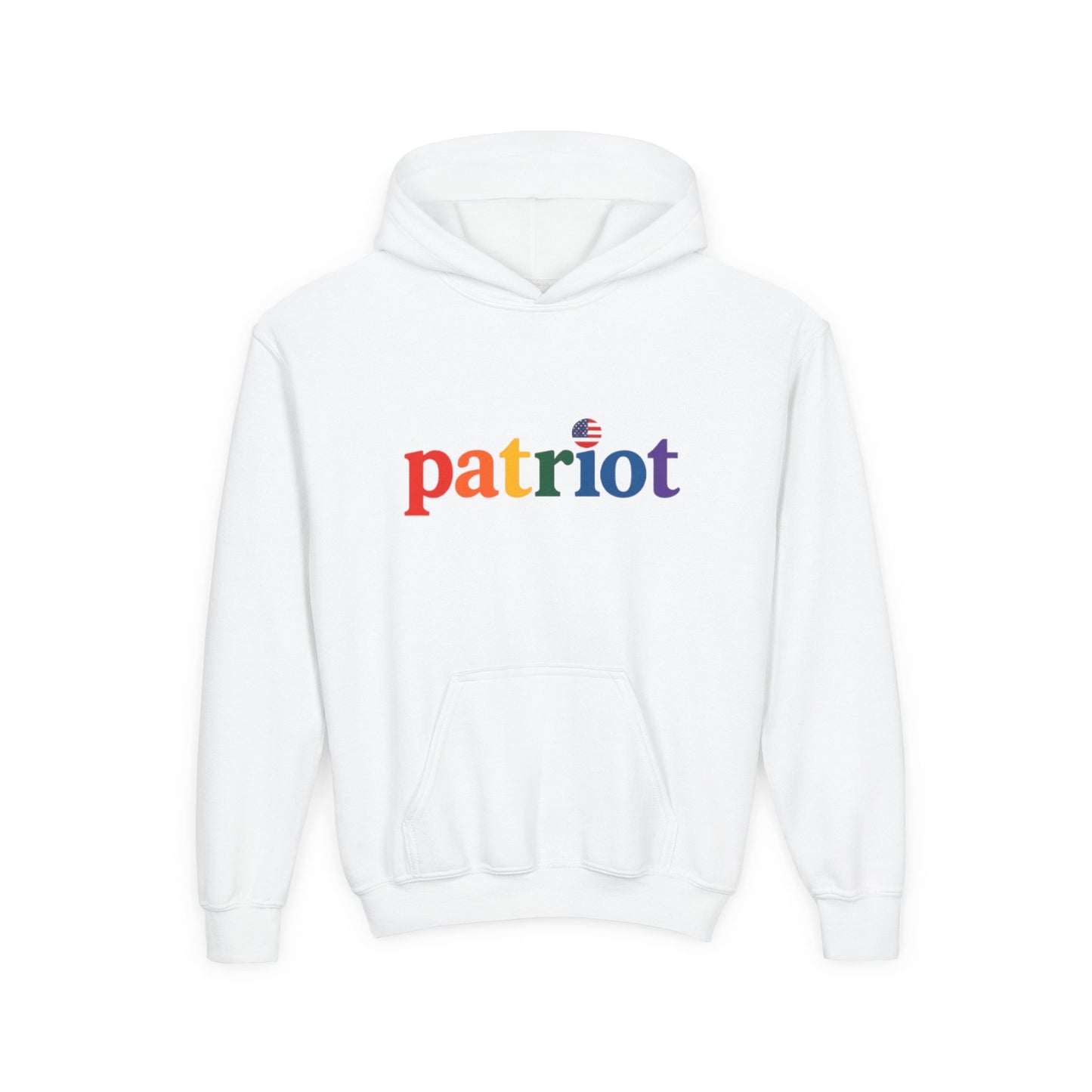 Youth Patriot Hoodie - White