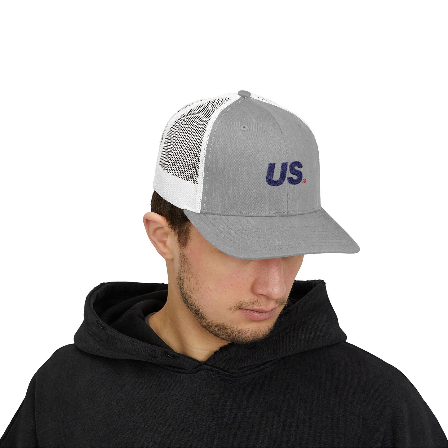 USa Trucker Hat - Grey